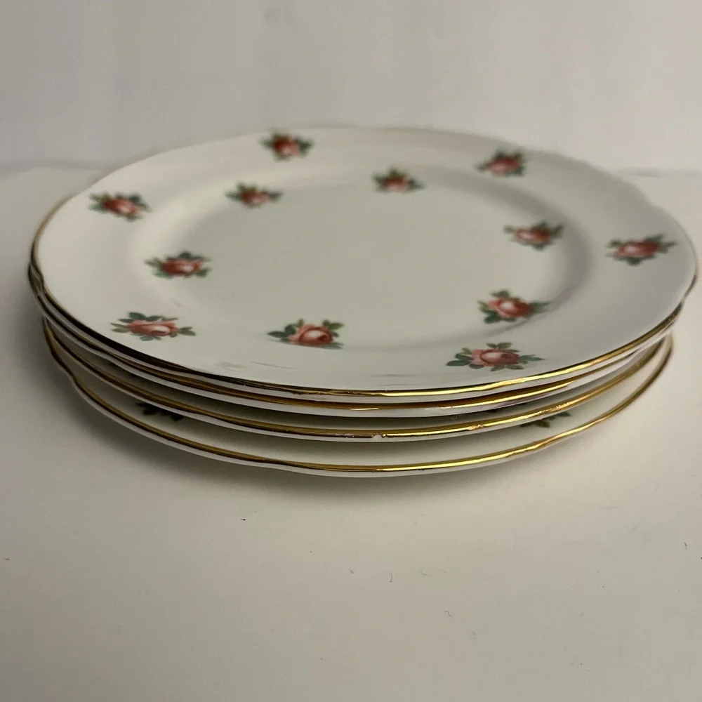 Royal Adderley England Floral Bone China Bread plate